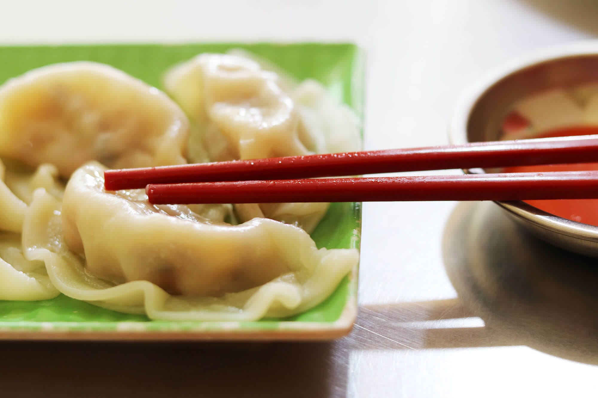 Vegetable dumplings, Vegetarian Restaurant, Phnom Penh