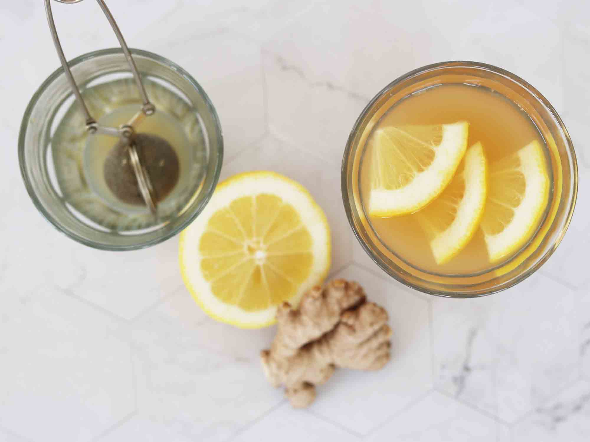 Recipe: Ginger tea with Lemon and Honey