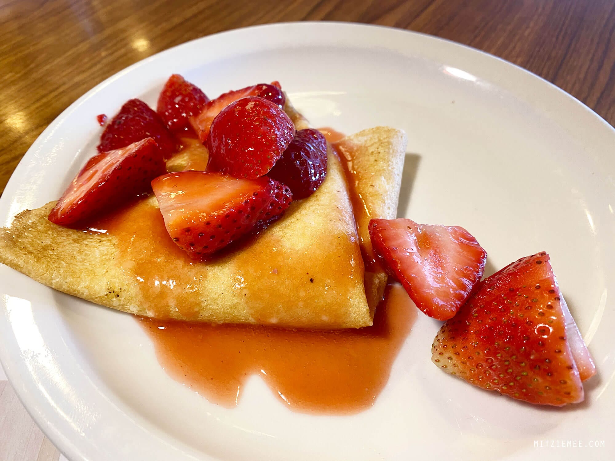 Crepes at Denny's, Orlando