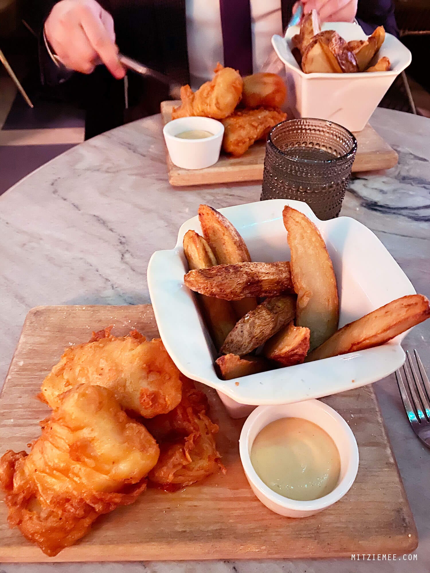 Fish & Chips, Lamia's Fish Market, East Village, New York