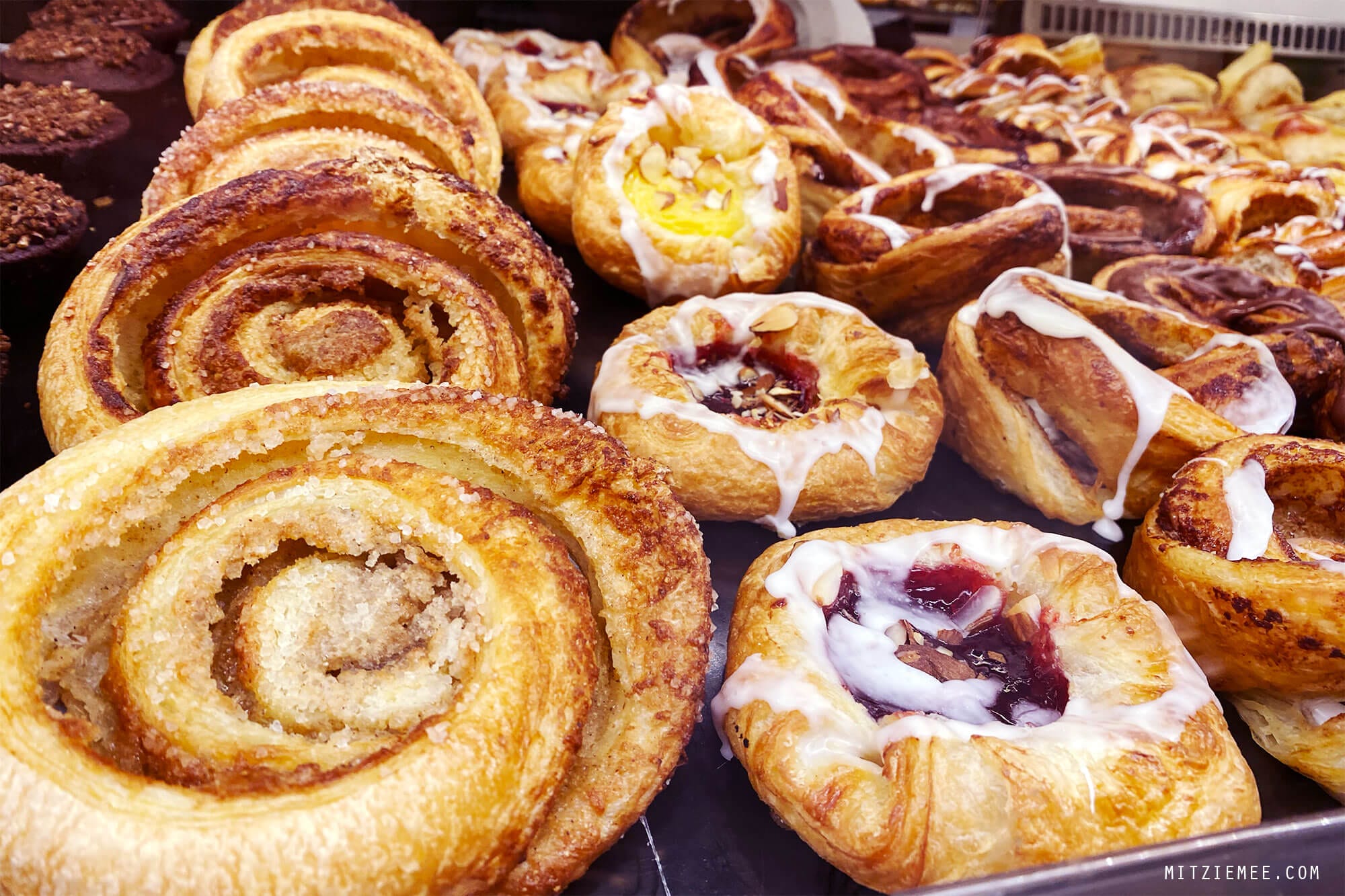 Baked goods at Ole & Steen at Bryant Park, New York City