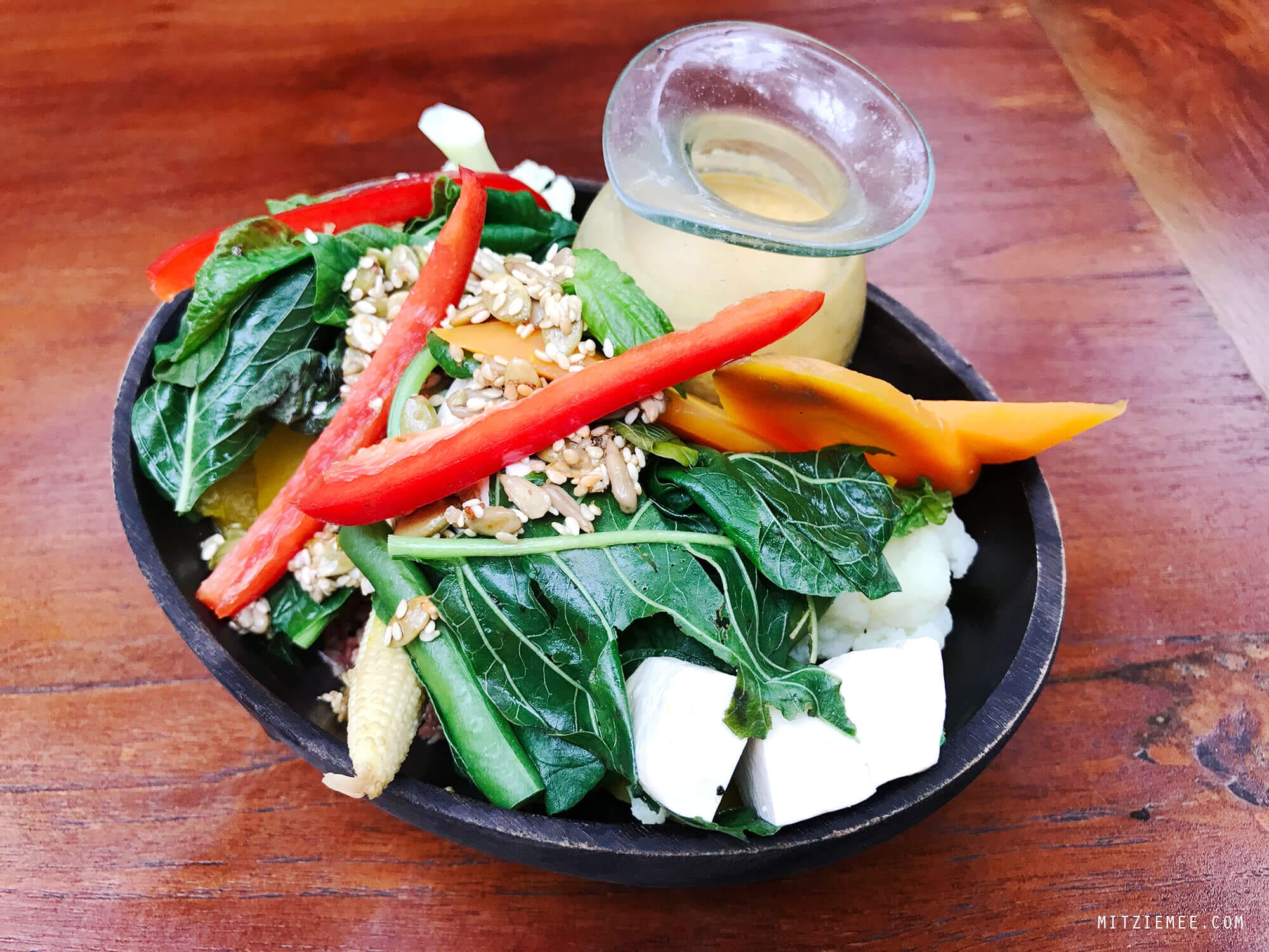Macrobiotic bowl at Yoga Barn in Ubud, Bali