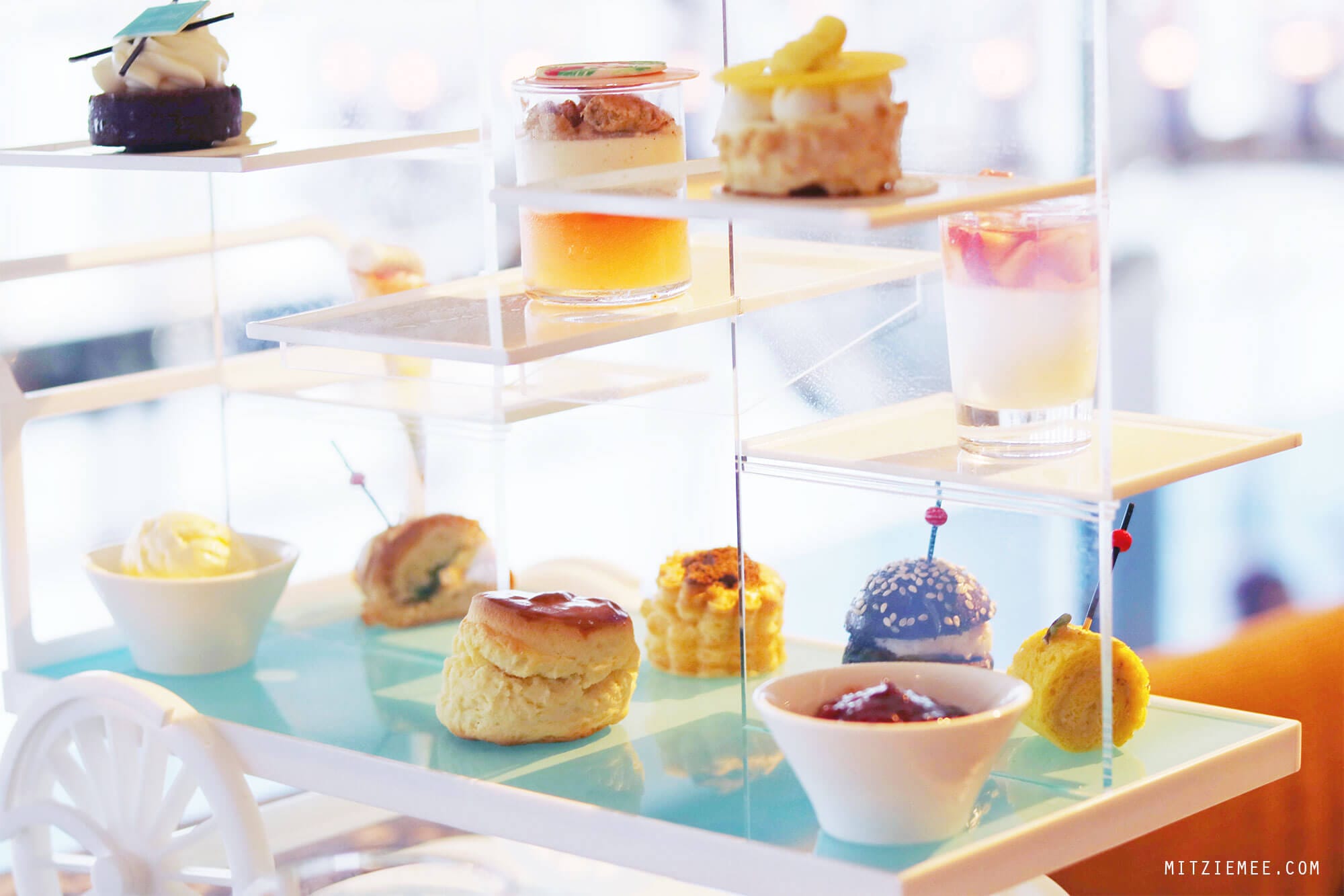 Afternoon tea at Café 103, the Ritz-Carlton, Hong Kong