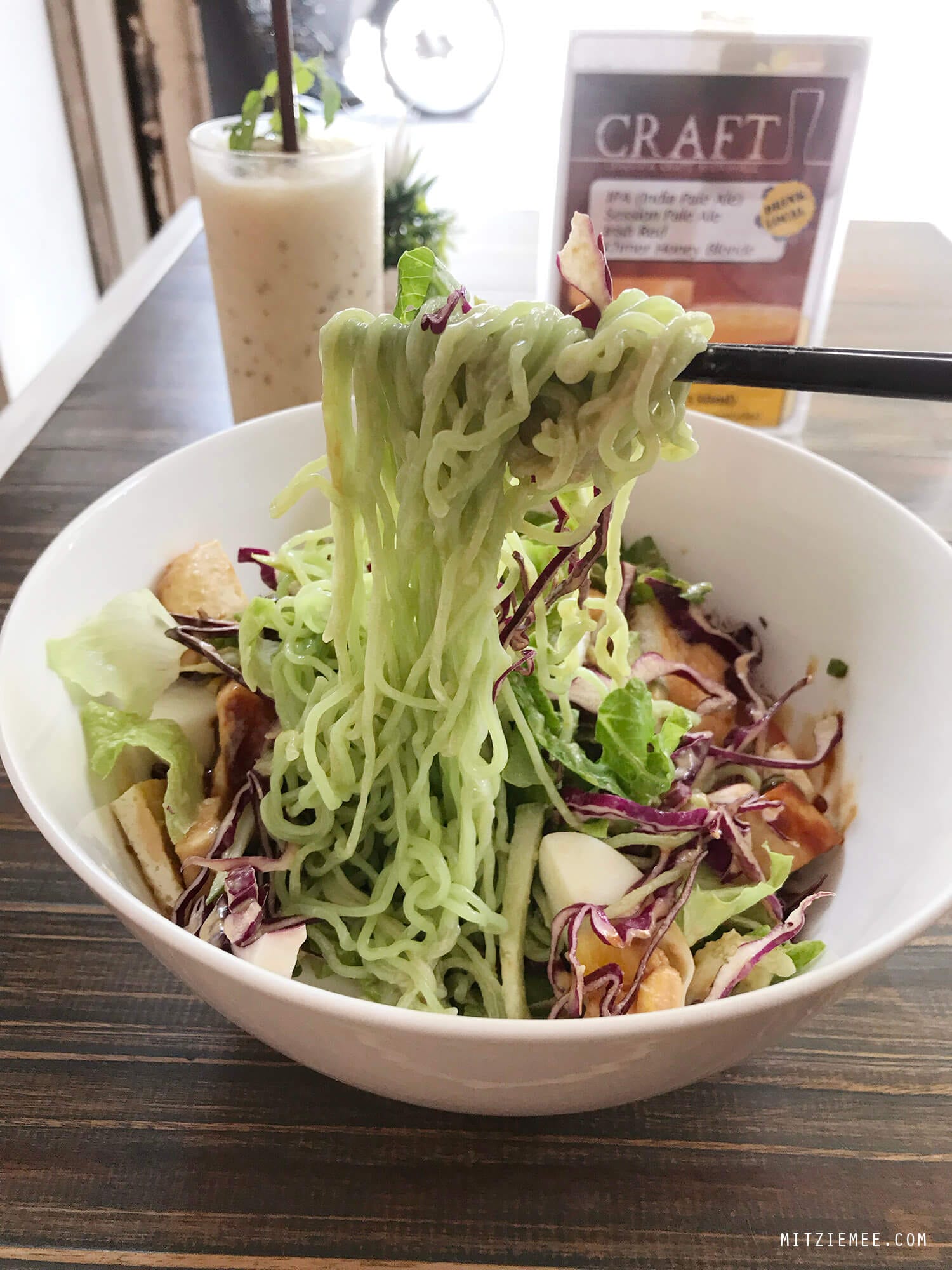 House Noodles at Sesame Noodle Bar in Phnom Penh