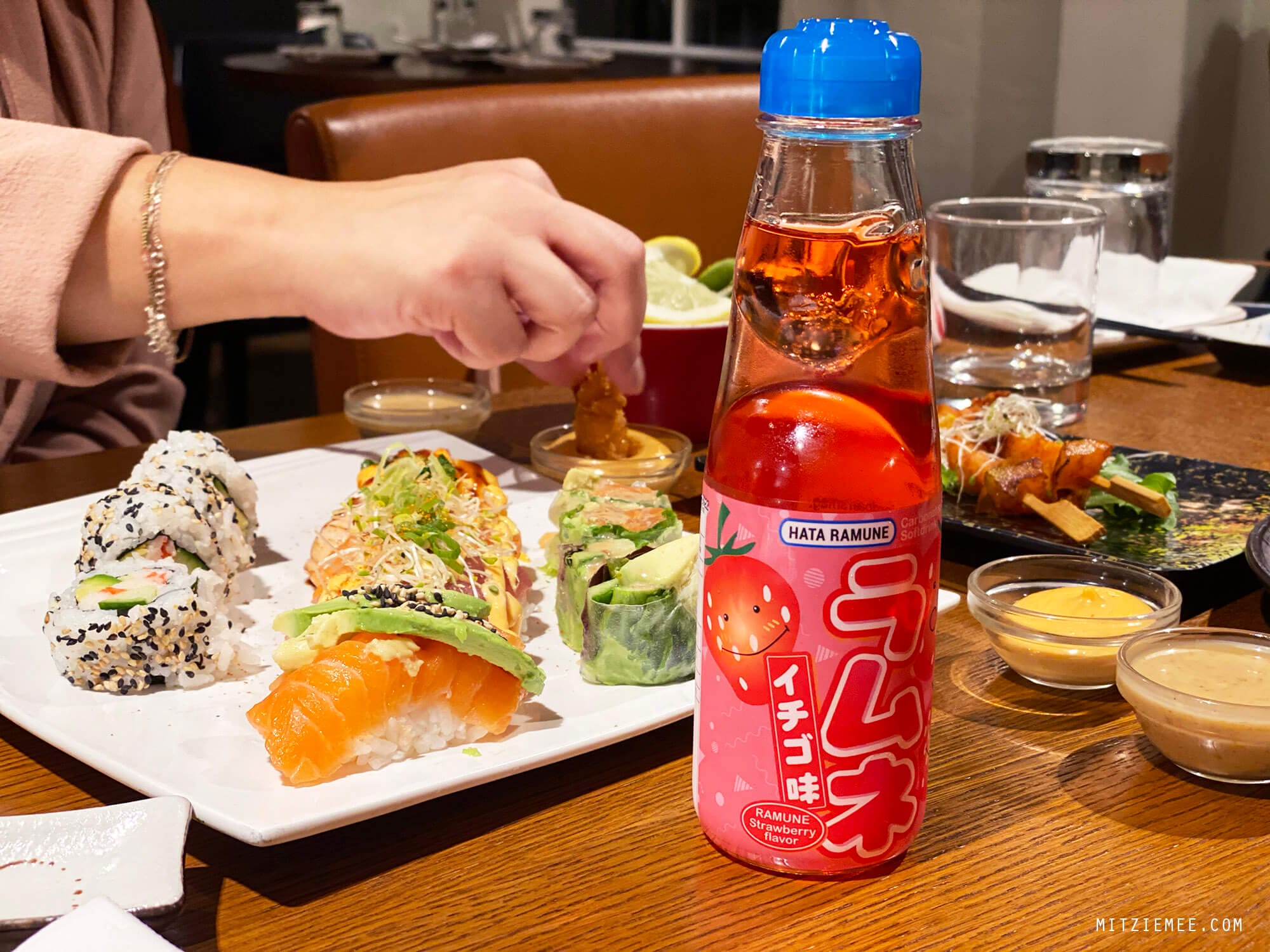 Strawberry Ramune at Nara Sushi, Vejle