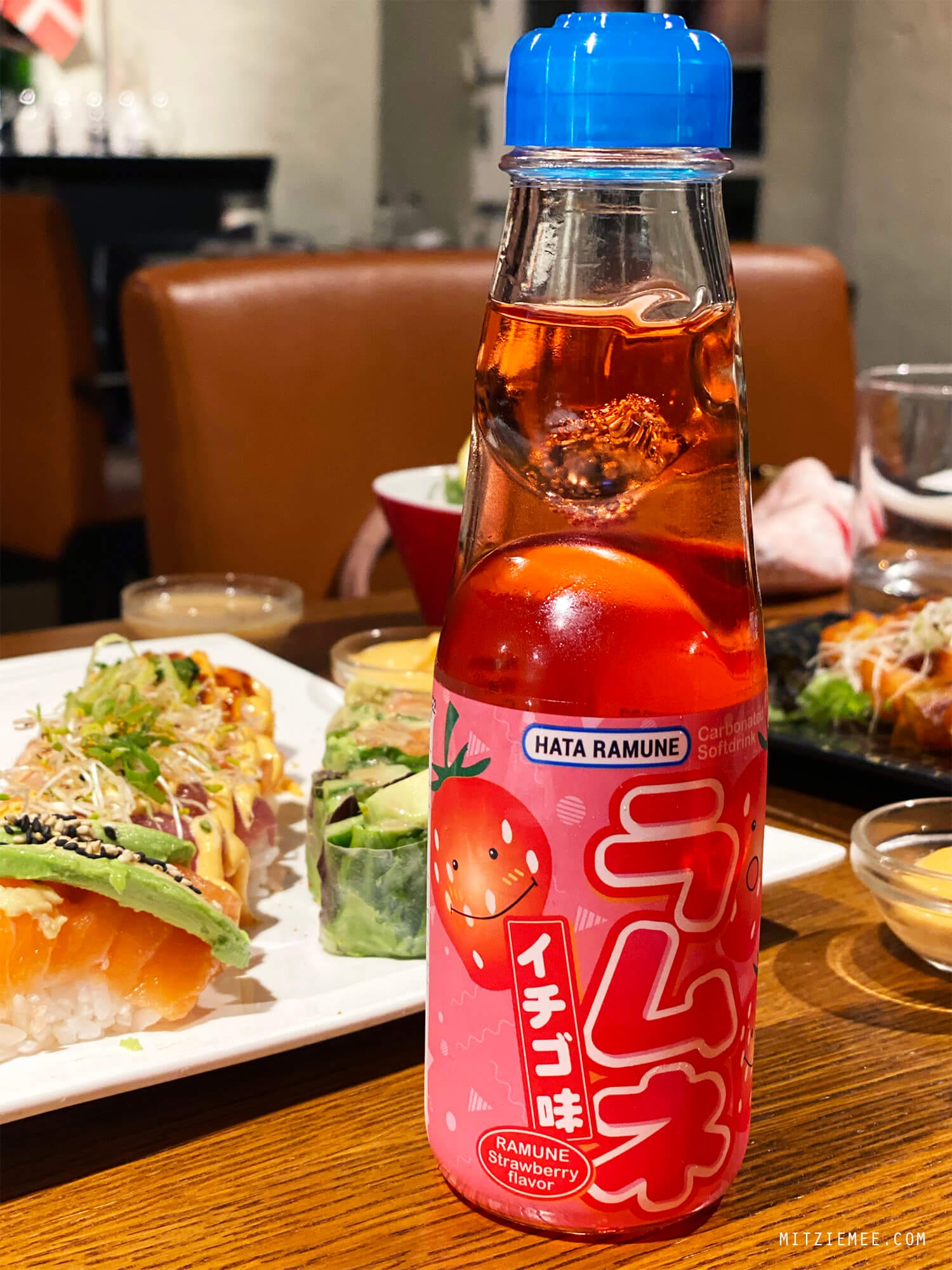 Strawberry Ramune at Nara Sushi, Vejle