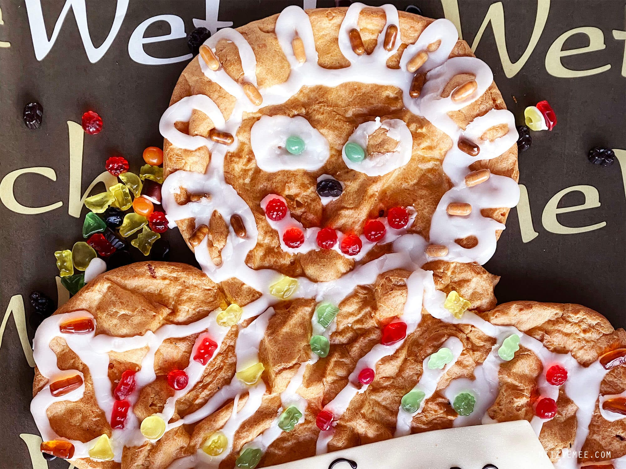 Danish birthday cake, kagekone/kagemand