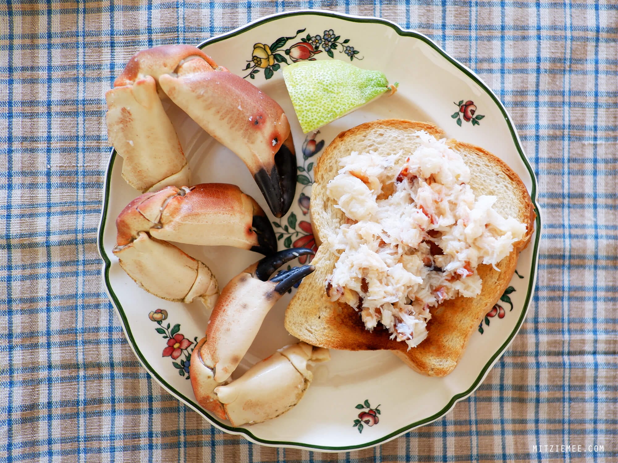 Brown crab on toast, Denmark