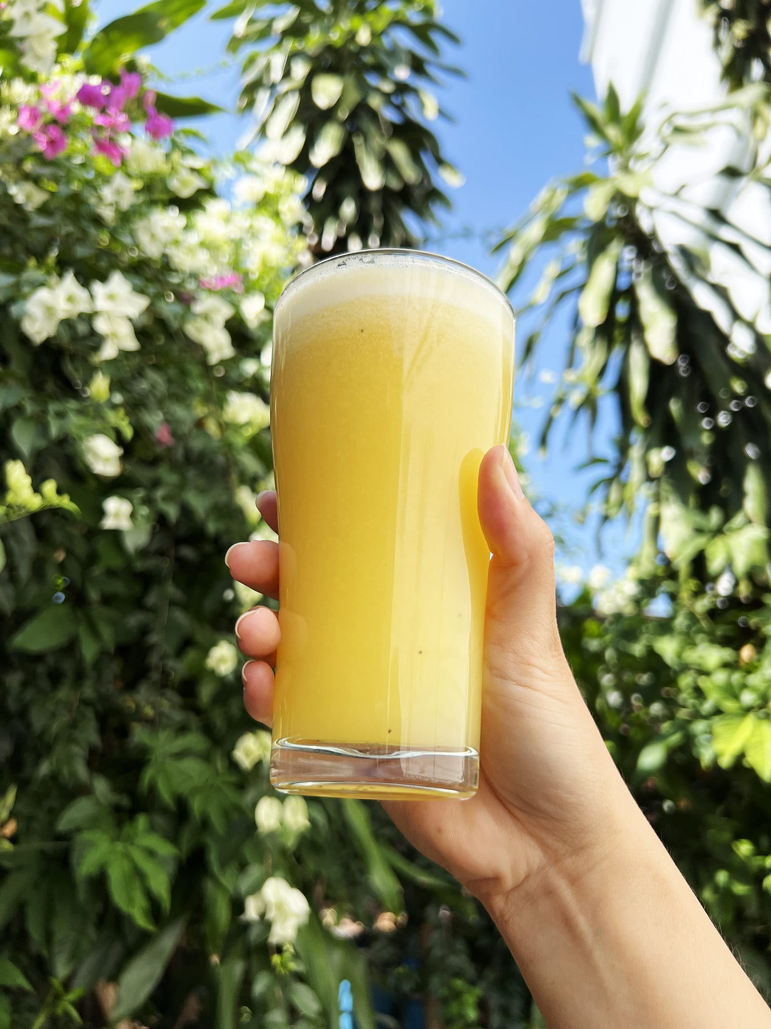 Banana juice with honey recipe, Tea Garden at Border Collective in Mae Sot