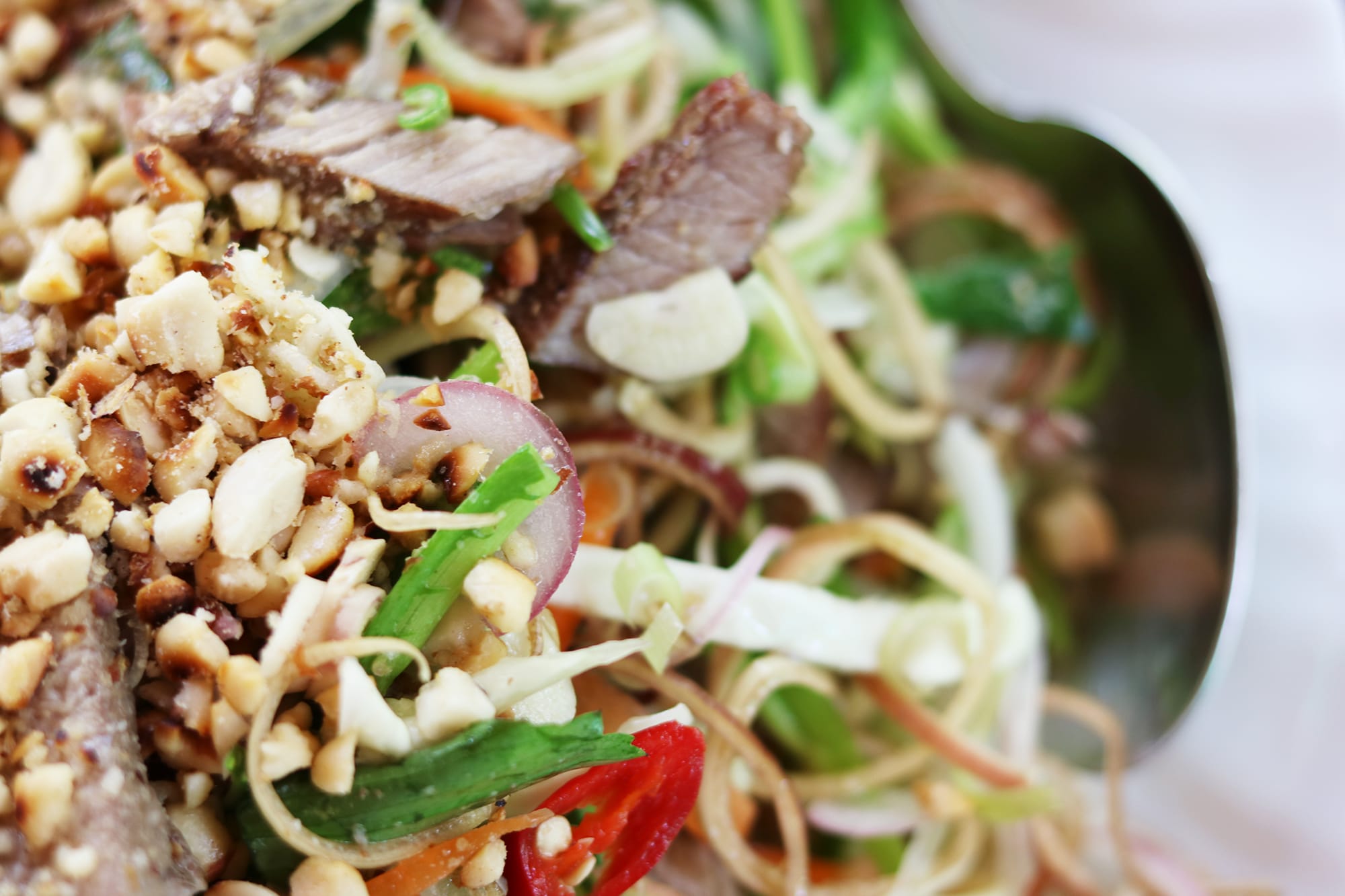 Recipe: Cambodian Beef Salad with Banana Flower