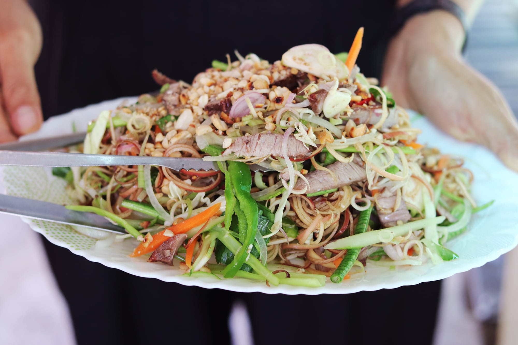 Recipe: Cambodian Beef Salad with Banana Flower