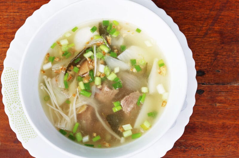 Recipe: Ngam Ngov Sach Ko - Cambodian Pickled Lime Soup With Beef