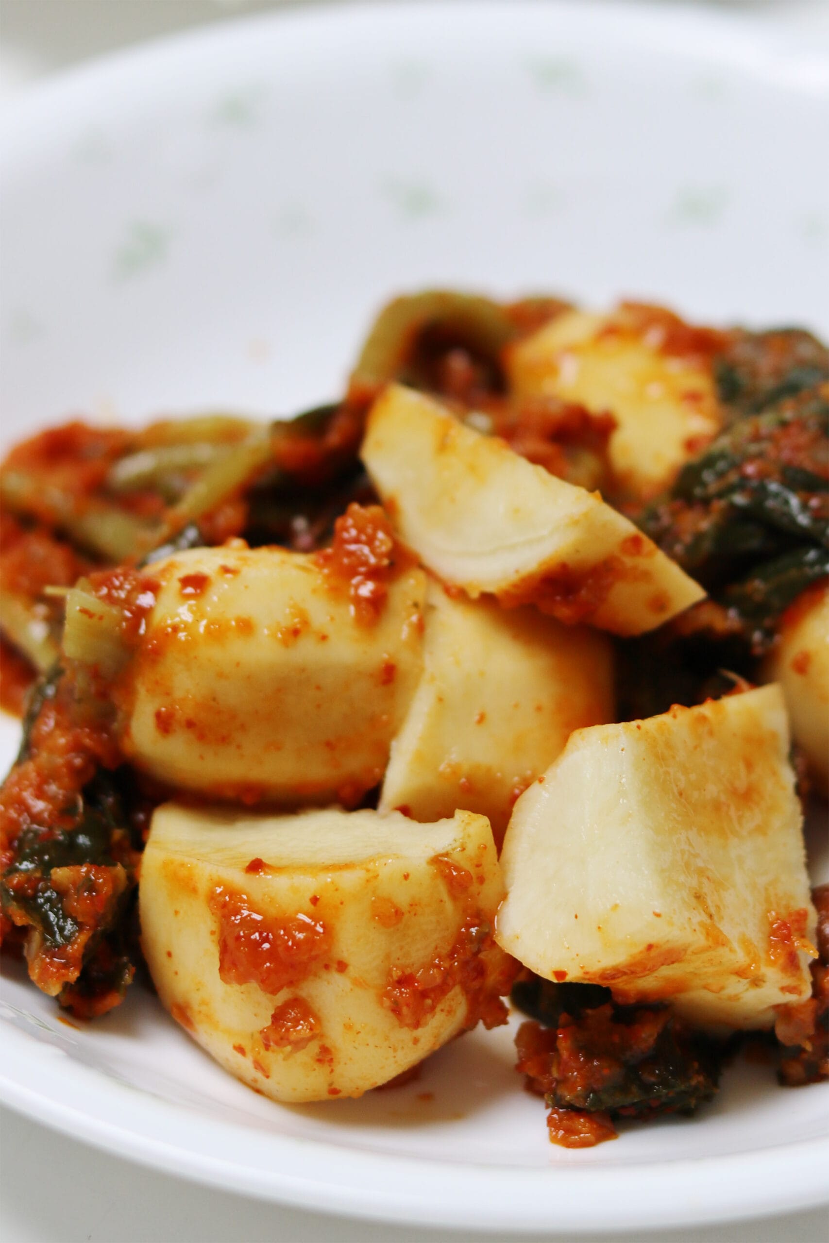 Chongga Kimchi - Ponytail, bachelor kimchi, Korean food