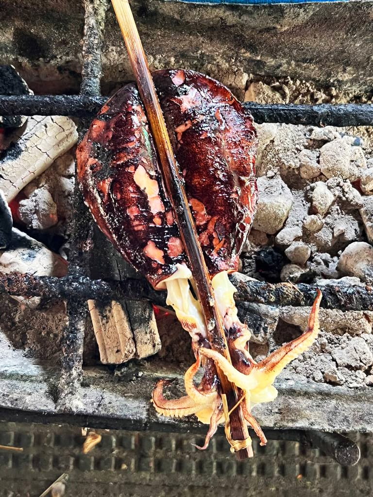 Phnom Penh Street Food: Grilled Squid
