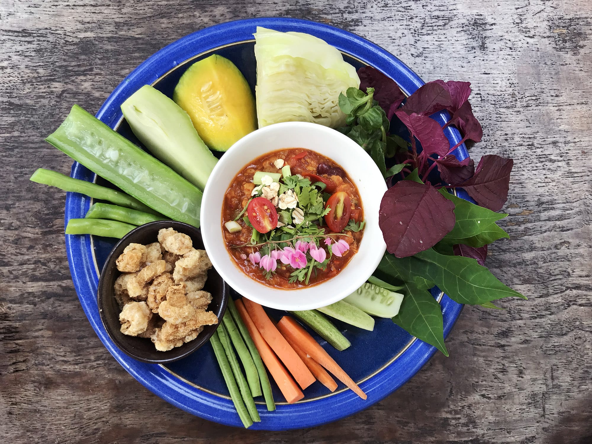 Chiang Mai: Meena Rice Based Cuisine - A colorful lunch