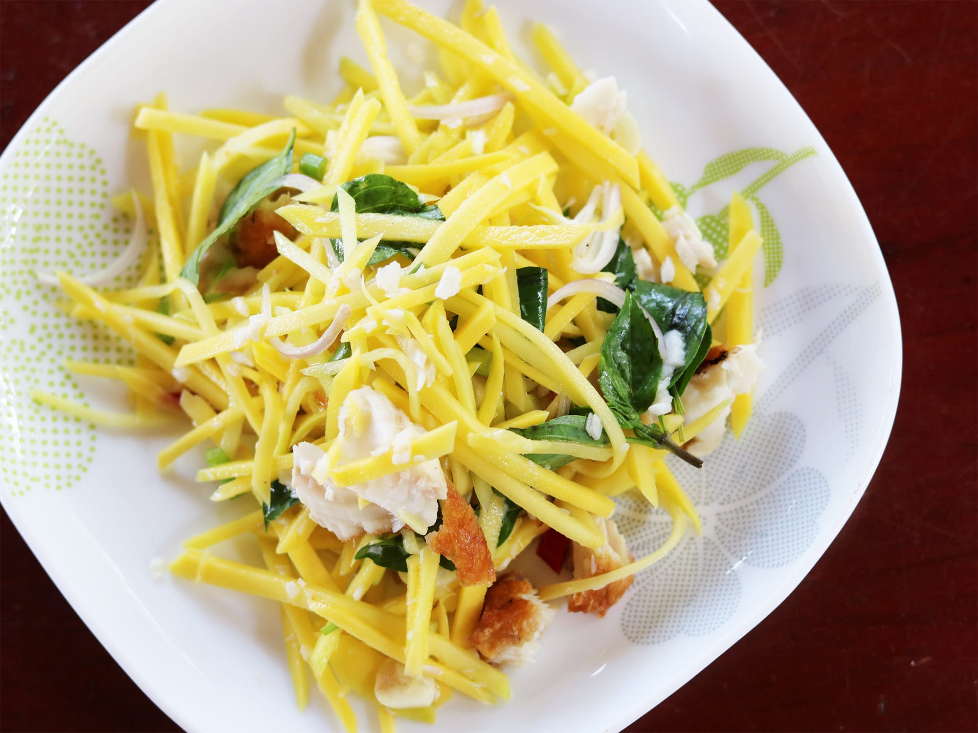 Recipe: Cambodian Mango Salad with Fried Fish