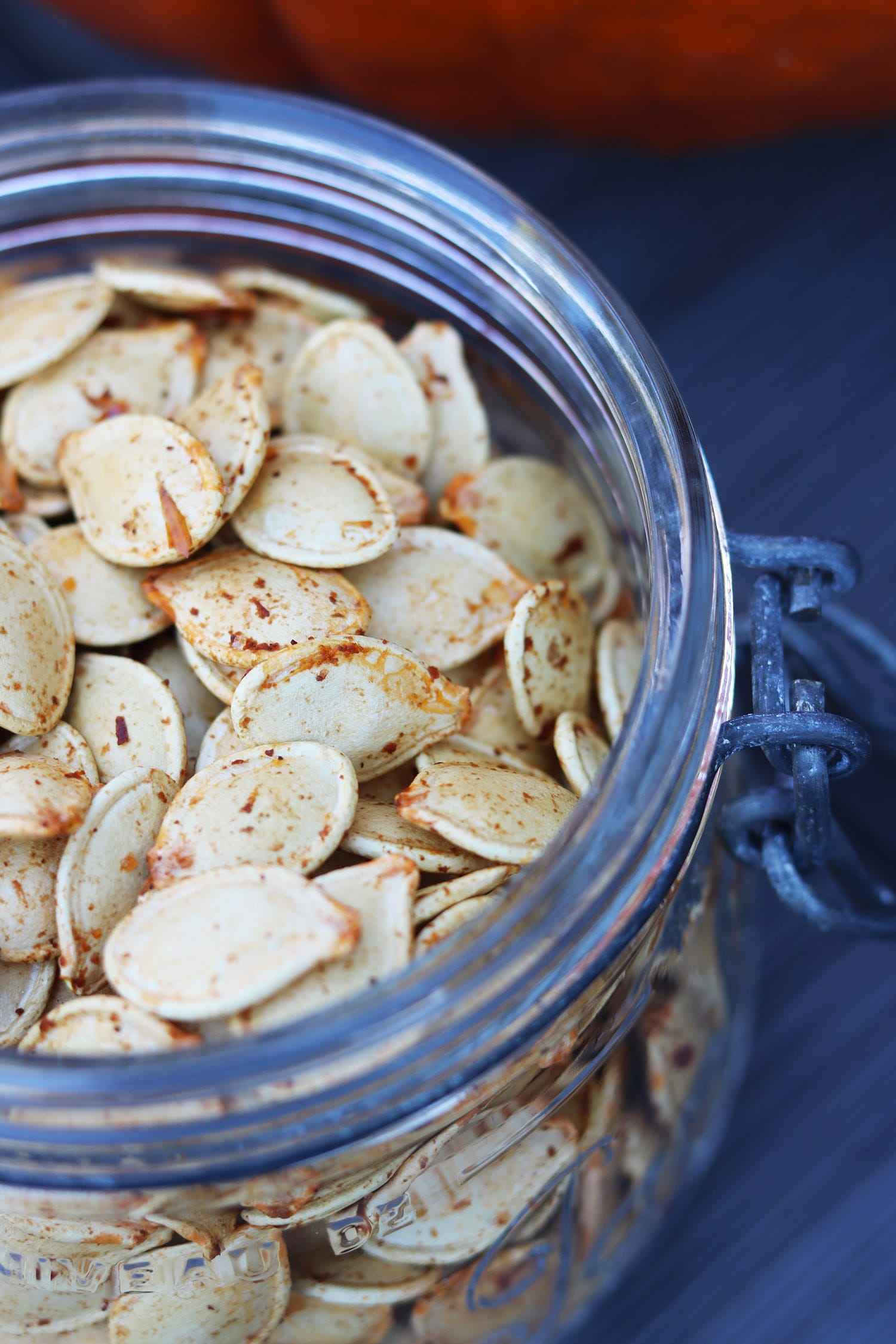 Recipe: Harissa Roasted Pumpkin Seeds