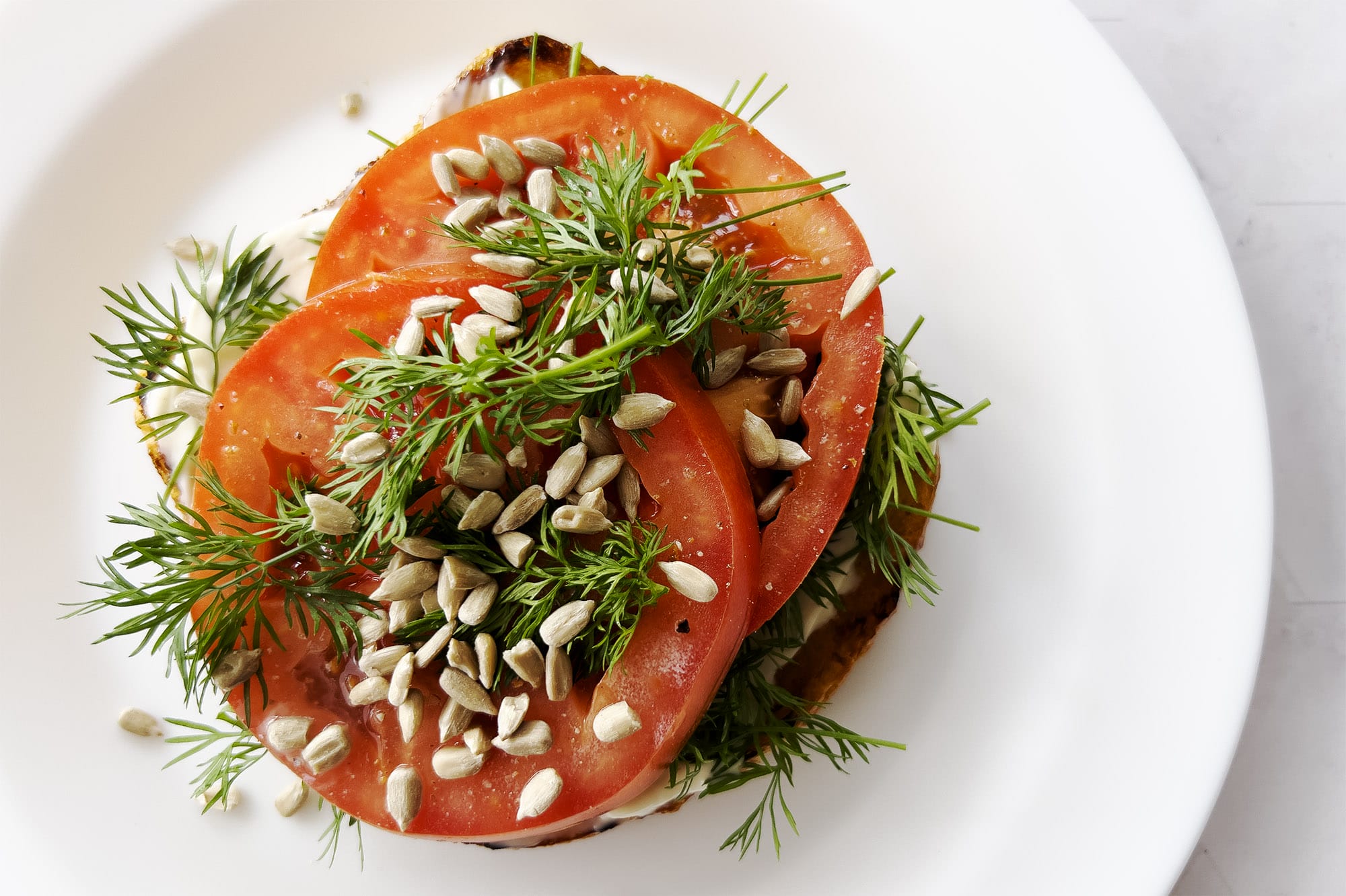 Recipe: Open-faced Tomato Sandwich
