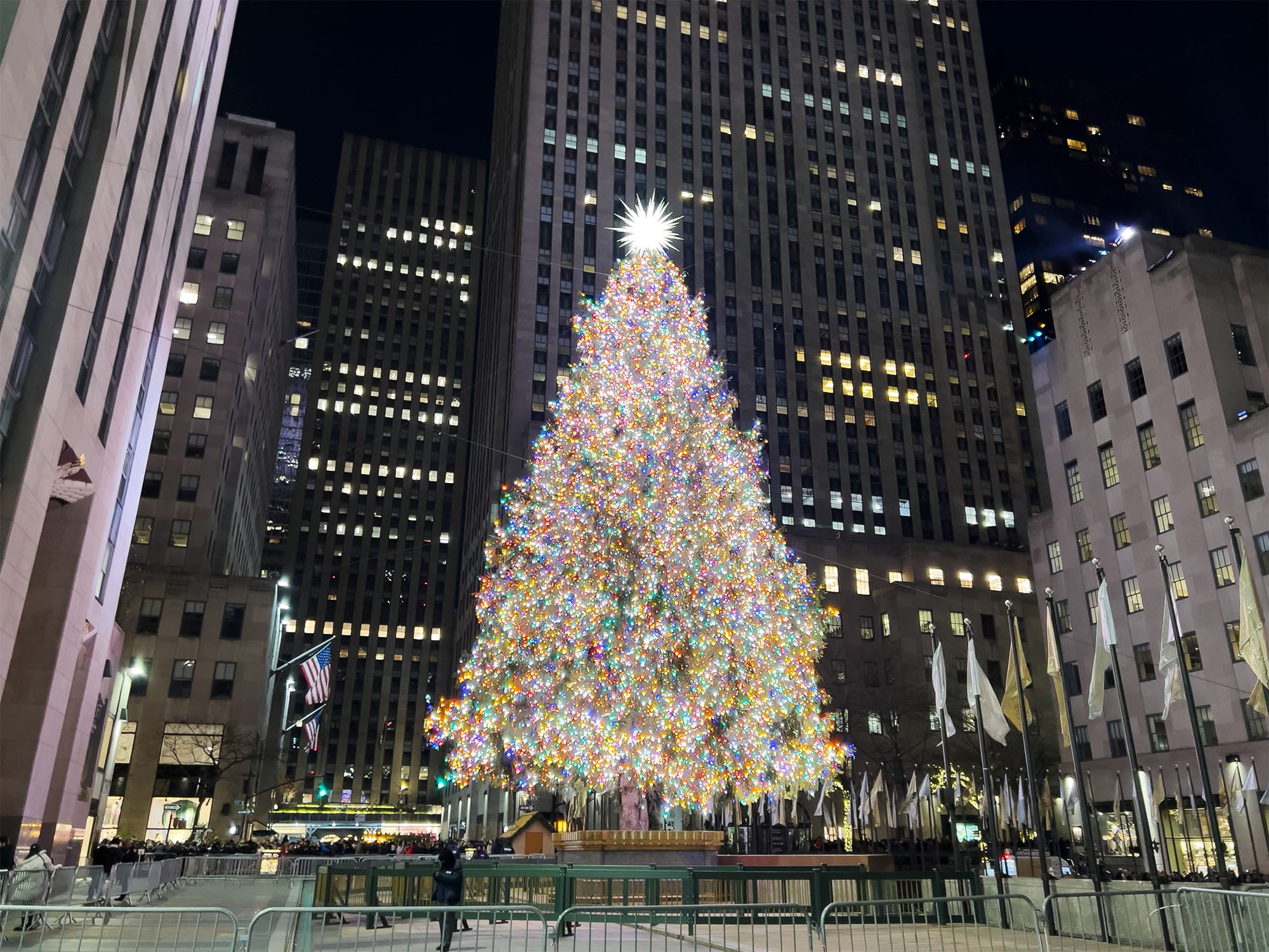 NYC: The Christmas Tree at Rockefeller Center