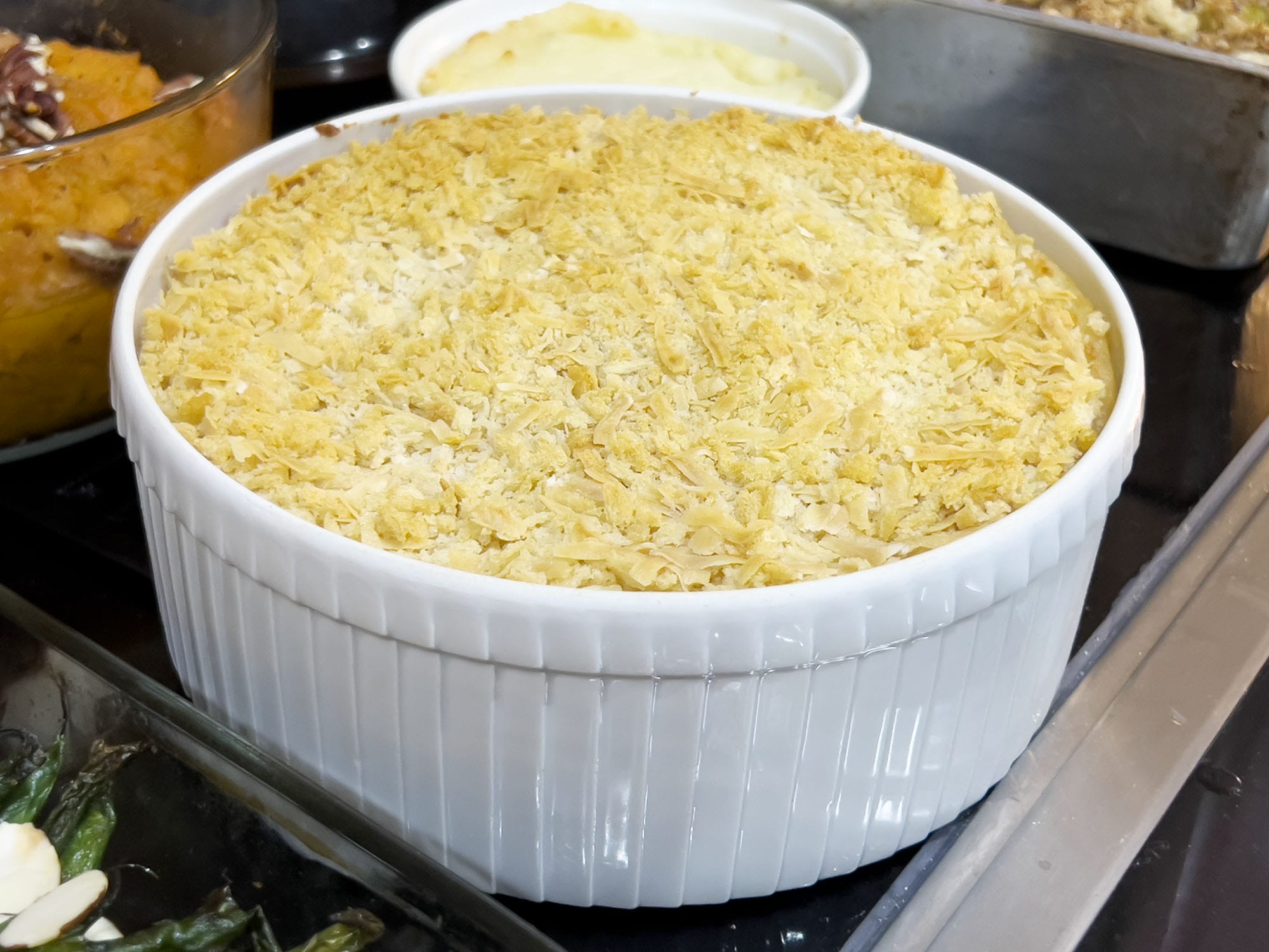 Recipe: Steve's Holiday Mash with panko, parmesan, and garlic