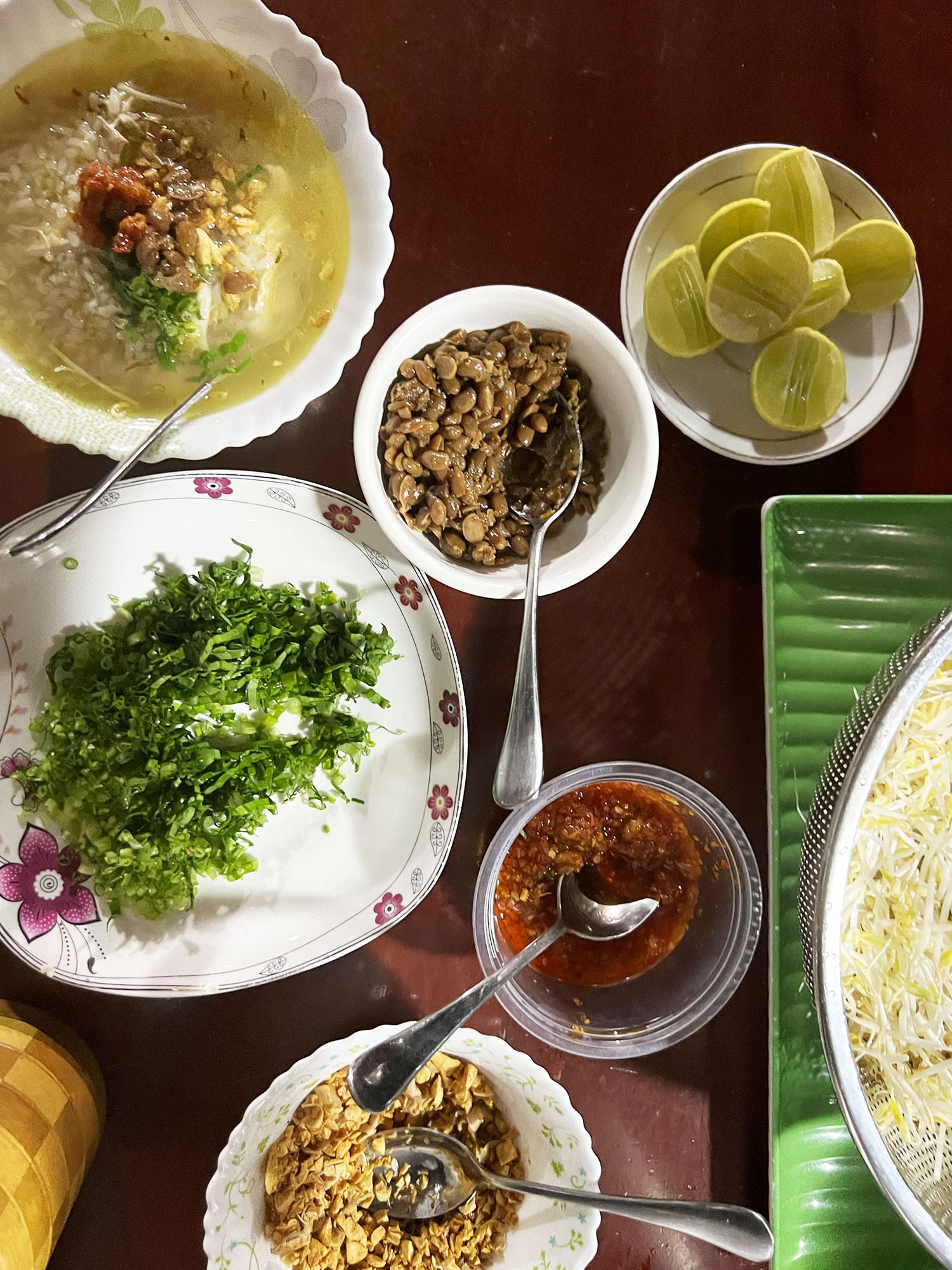 Cambodian Rice Porridge with Chicken