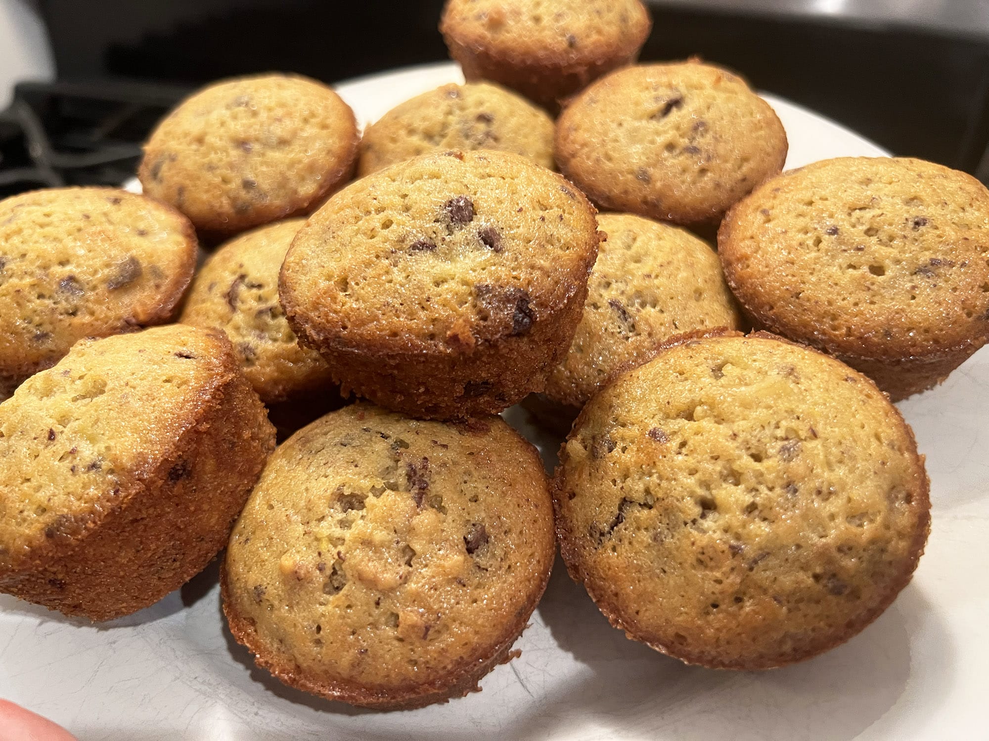 Recipe: Banana Muffins with chocolate and walnuts