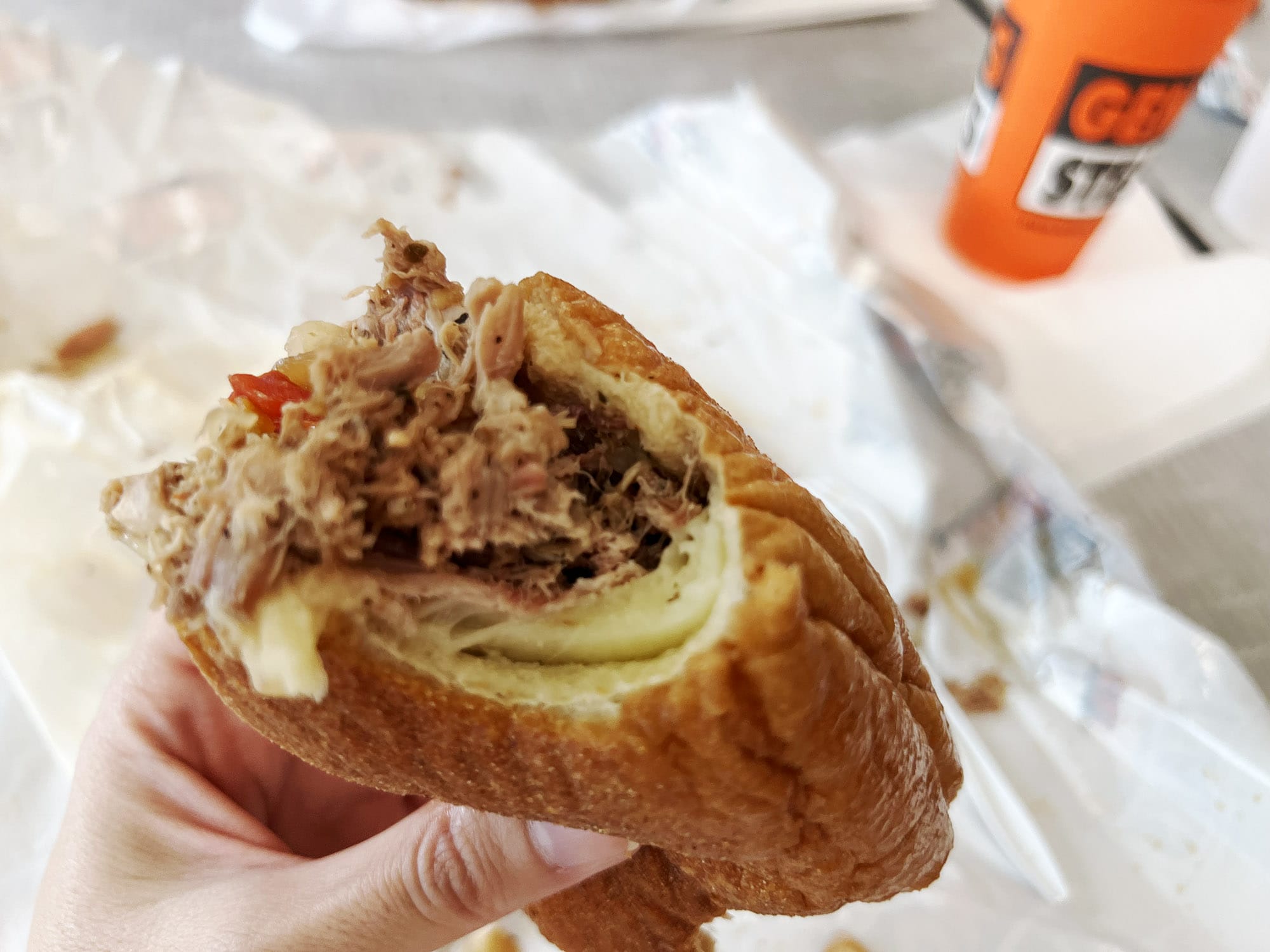 Philadelphia: Roast Pork Sandwich fra Geno’s Steaks