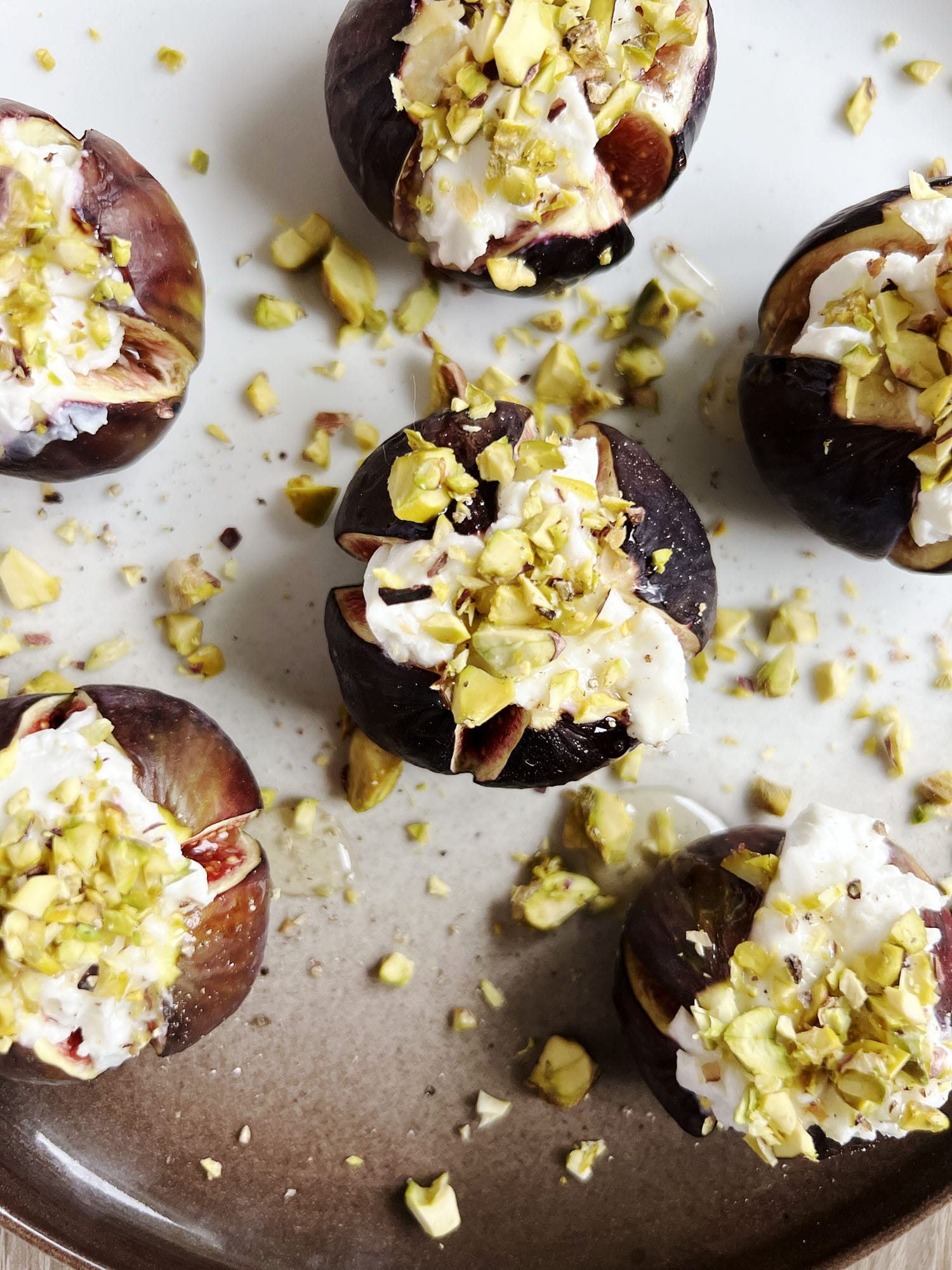 Recipe: Baked Figs with Goat Cheese, Honey, and Pistachios