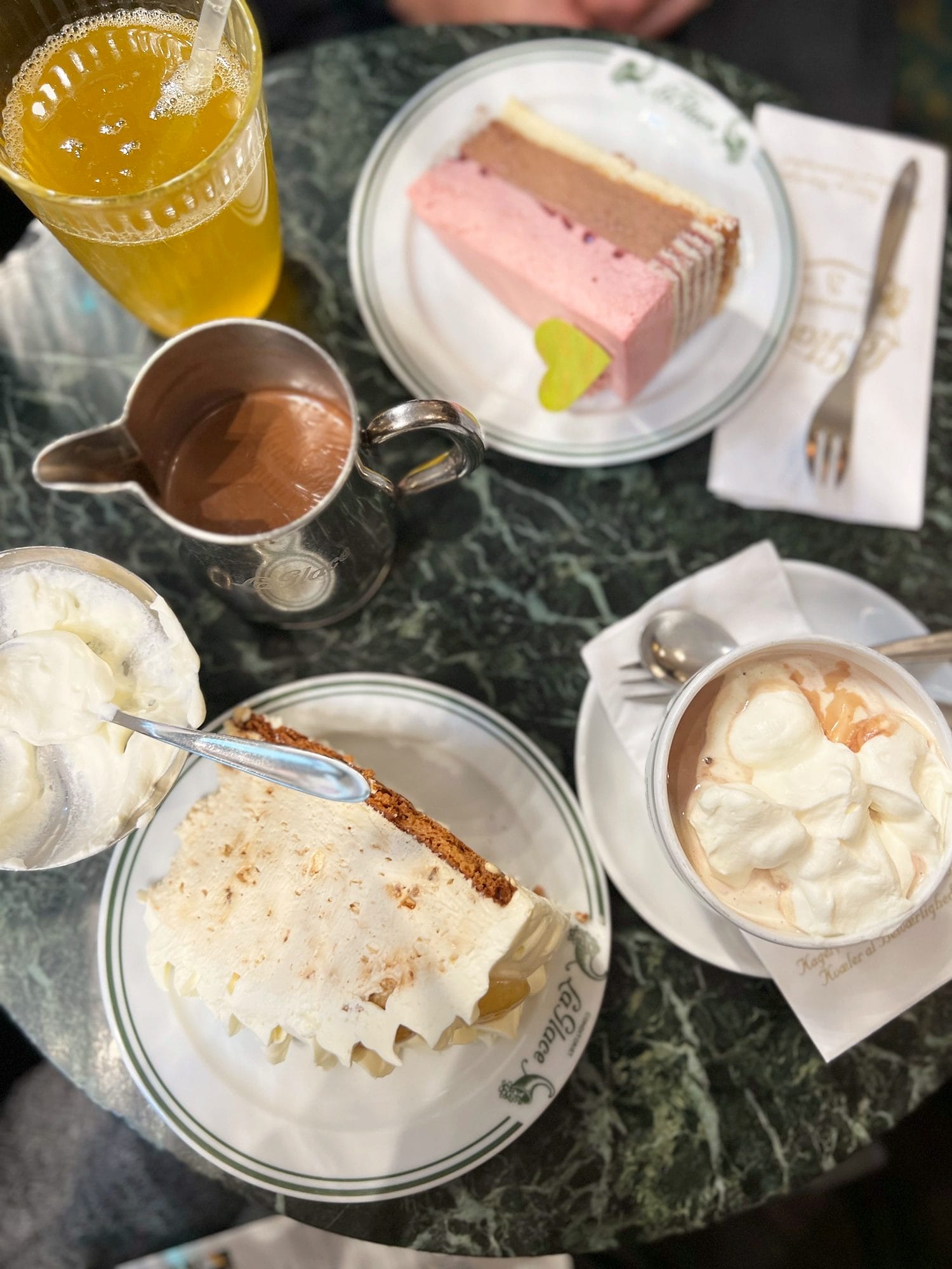 Copenhagen: La Glace - Sportskage and Hot Chocolate