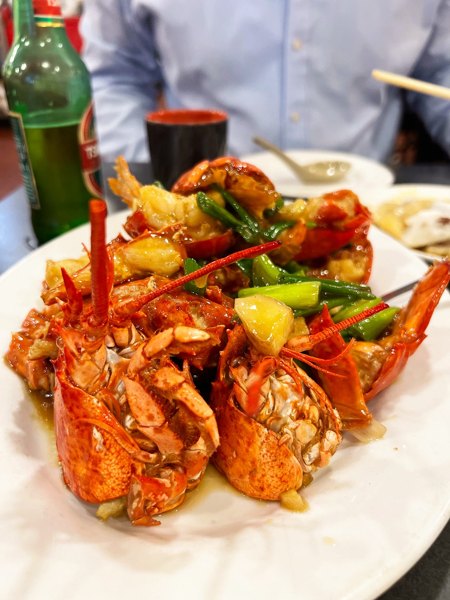 The lobster at Big Wong in Chinatown NYC
