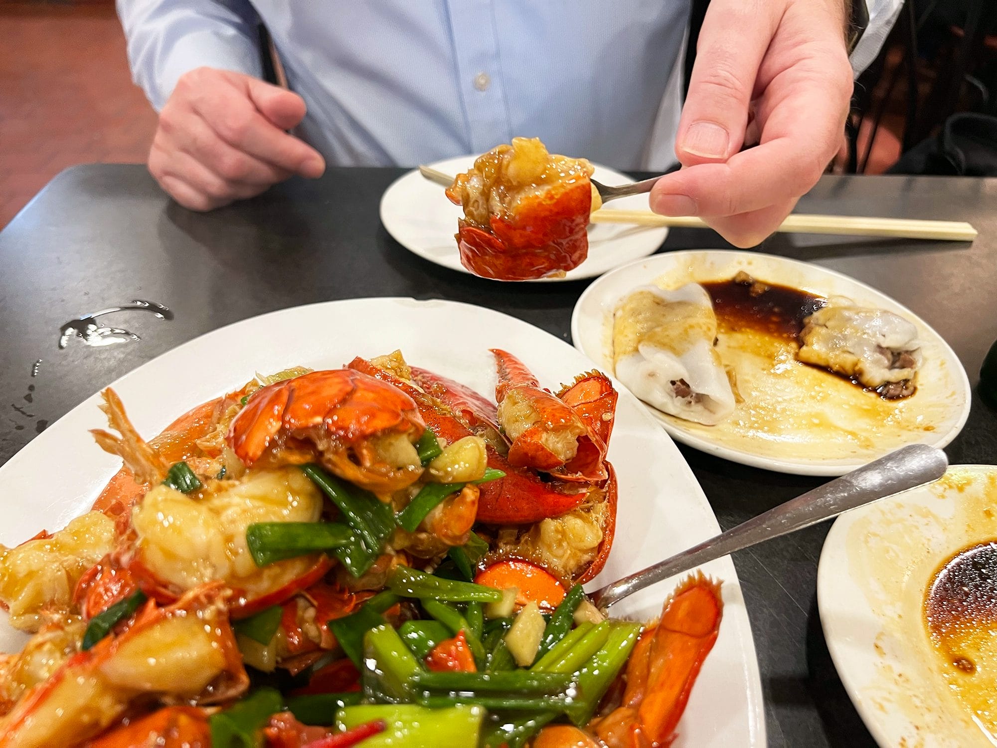 The lobster at Big Wong in Chinatown NYC