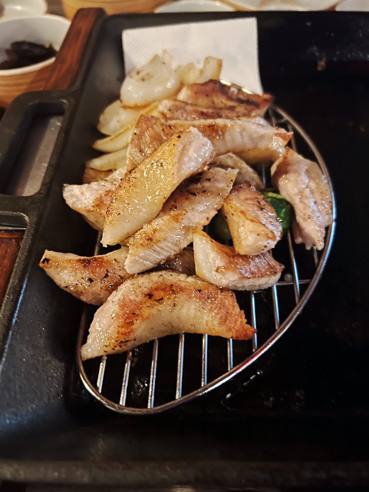 Korean BBQ at Rib No. 7, Koreatown, New York City