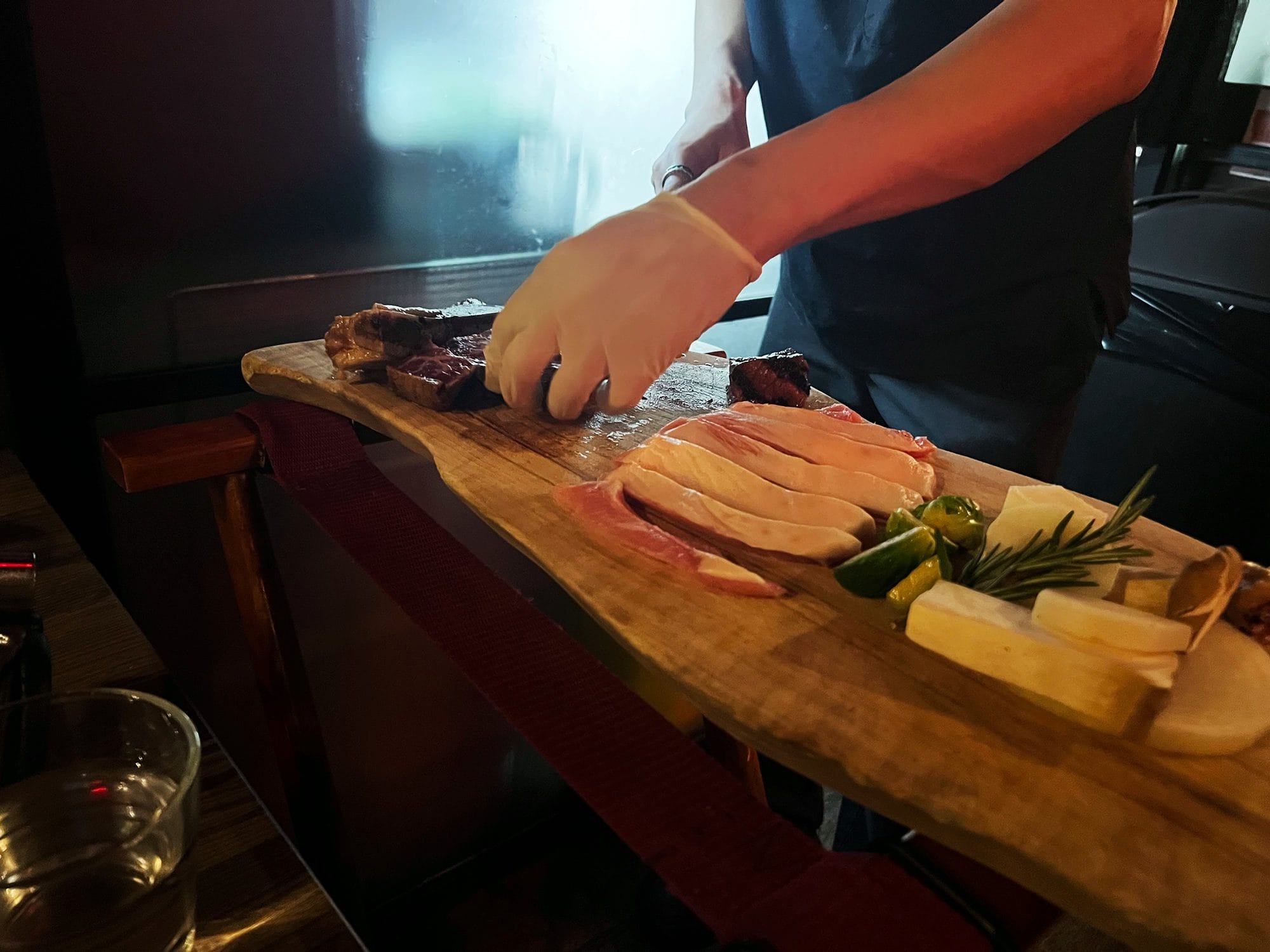 Korean BBQ at Rib No. 7, Koreatown, New York City